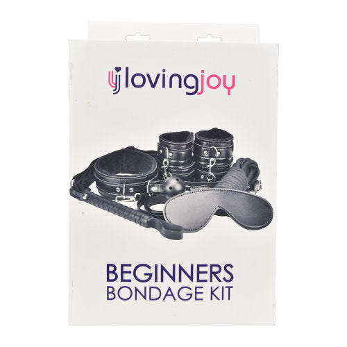 Joy - Beginner’s Bondage Kit Black (8 Piece)