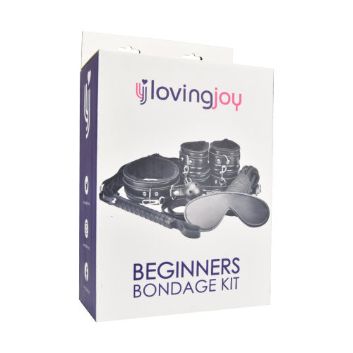 Joy - Beginner’s Bondage Kit Black (8 Piece)