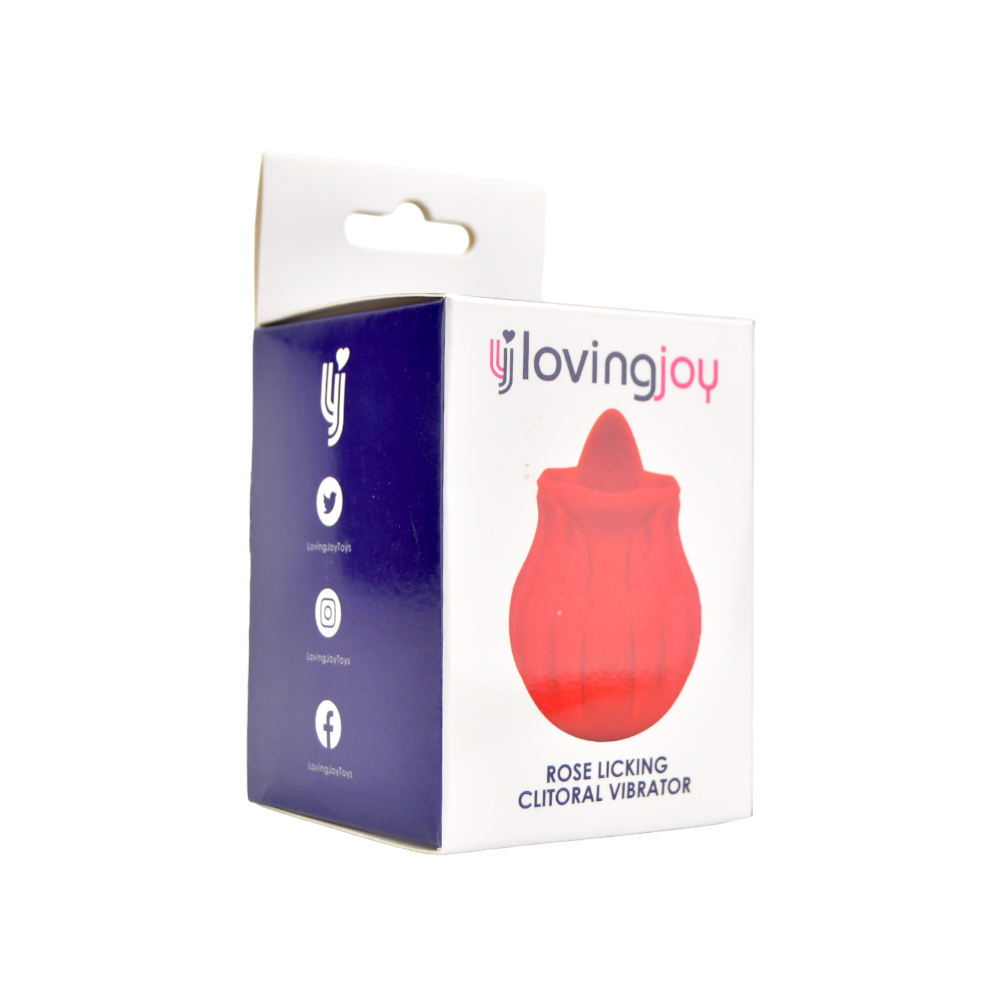 Rose Licking Clitoral Vibrator Purple