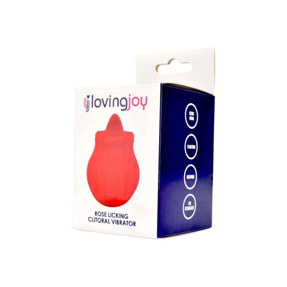 Rose Licking Clitoral Vibrator Purple