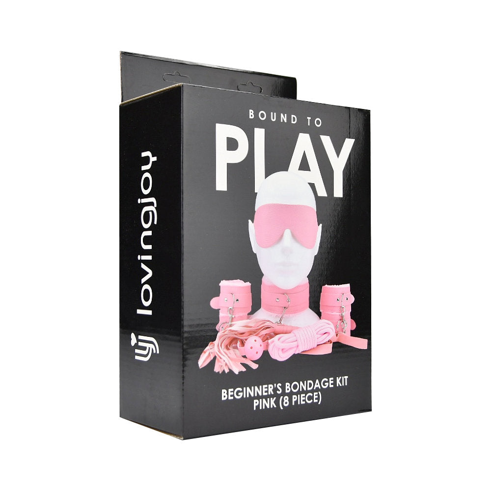 Bound to Play Beginner’s Bondage Kit Pink (8 Piece)