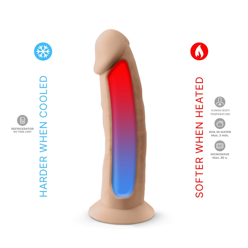 SilexD Premium 7 inch Realistic Liquid Silicone Dildo with Balls