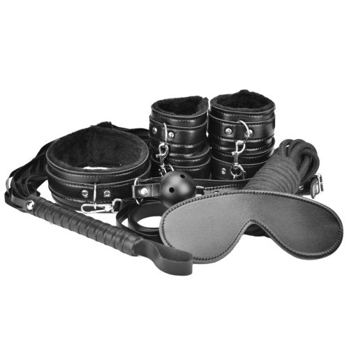 Joy - Beginner’s Bondage Kit Black (8 Piece)